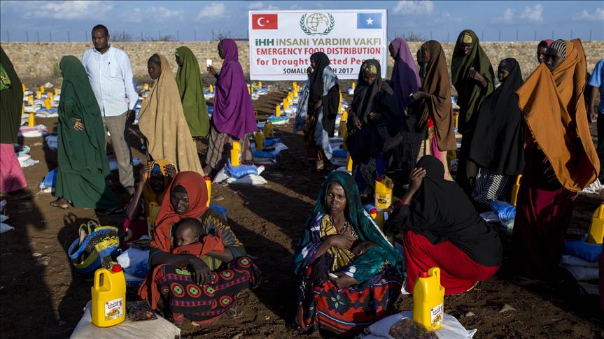 Turkish NGO distributes aid in drought-stricken Somalia
