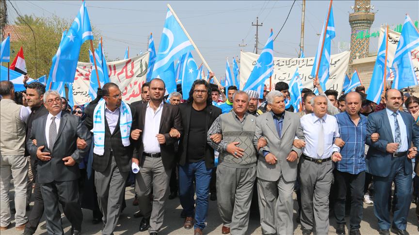 Этнические туркманы провели акцию протеста в Киркуке 