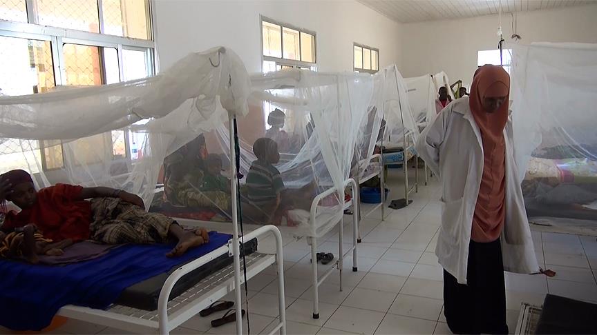 Somali hastanelerinde kolera ve ishal yoğunluğu