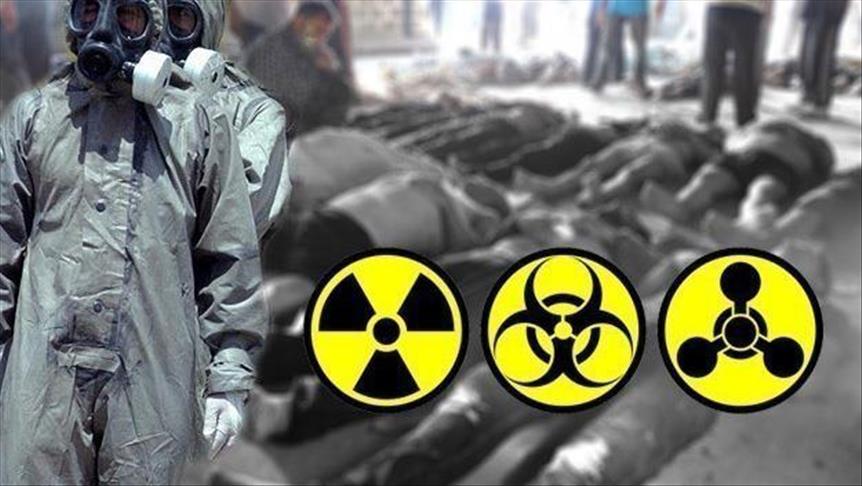 Syrian regime strikes targets in Hama with chlorine gas