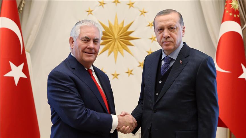 Президент Турции принял госсекретаря США 