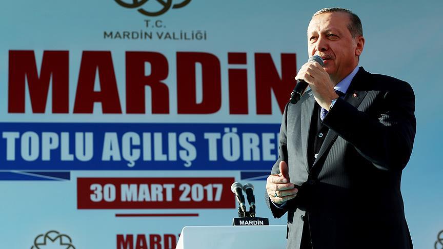 Cumhurbaşkanı Erdoğan: Artık bu ülkede hiçbir teröriste rahat yoktur