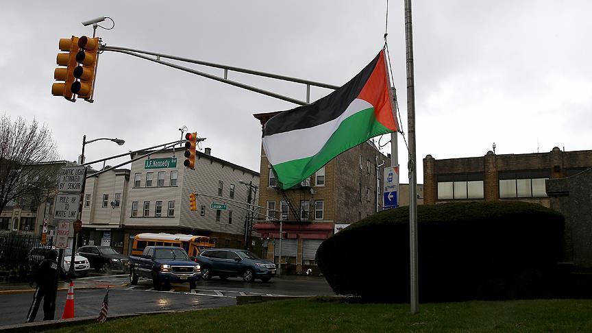 Le drapeau palestinien flotte au New Jersey 
