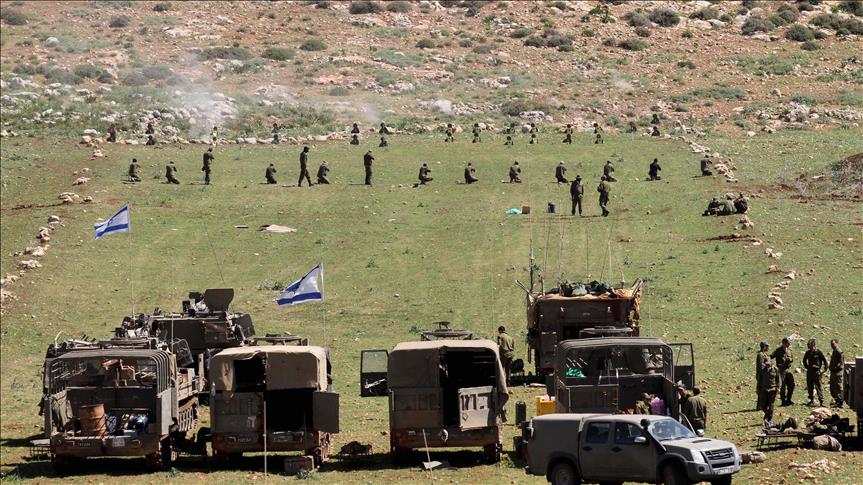 الجيش الإسرائيلي يجري تدريبات عسكرية جنوب نابلس  