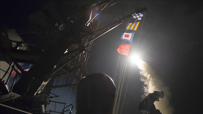 Syrian army says 6 killed in US strikes on airbase 