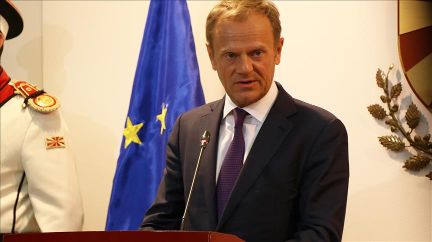 US strikes show resolve against barbarism: EU's Tusk
