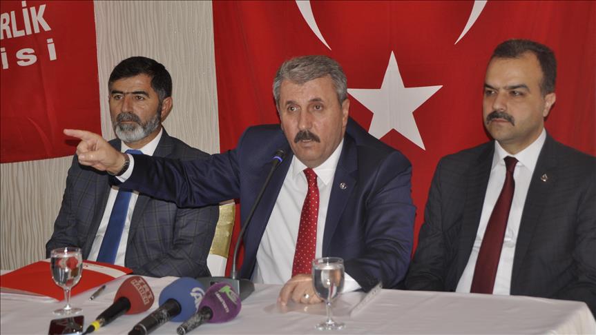 BBP Genel Başkanı Destici: BBP olarak biz darbe anayasasının yanında durmayacağız