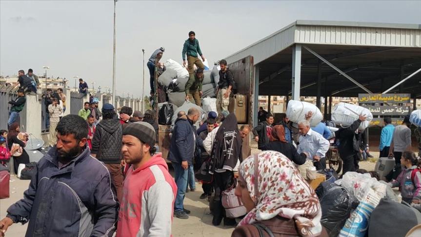 2,538 people leave Syria's Al-Waer to Jarabulus