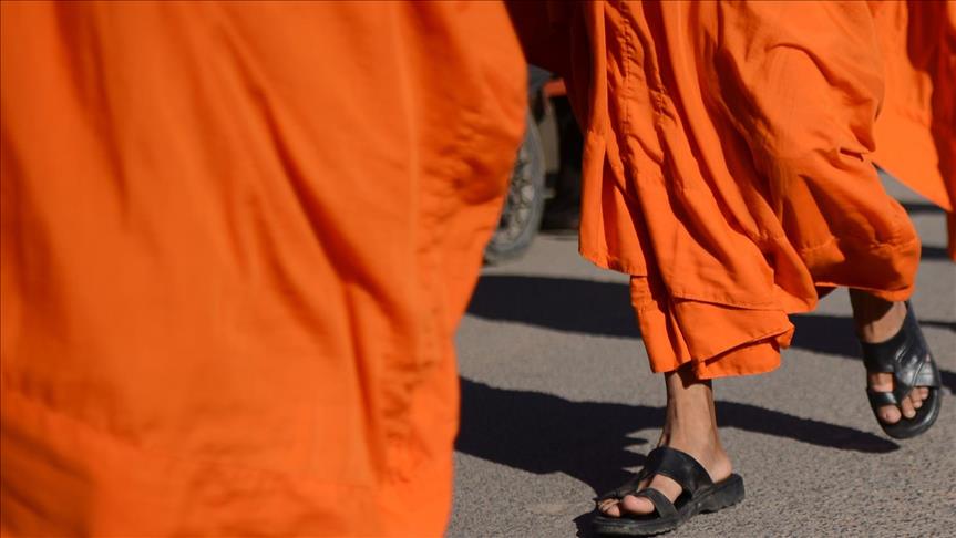 Myanmar monk arrested over football match