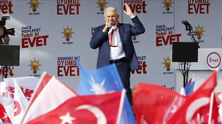 PM sees end to polarization in Turkey post referendum