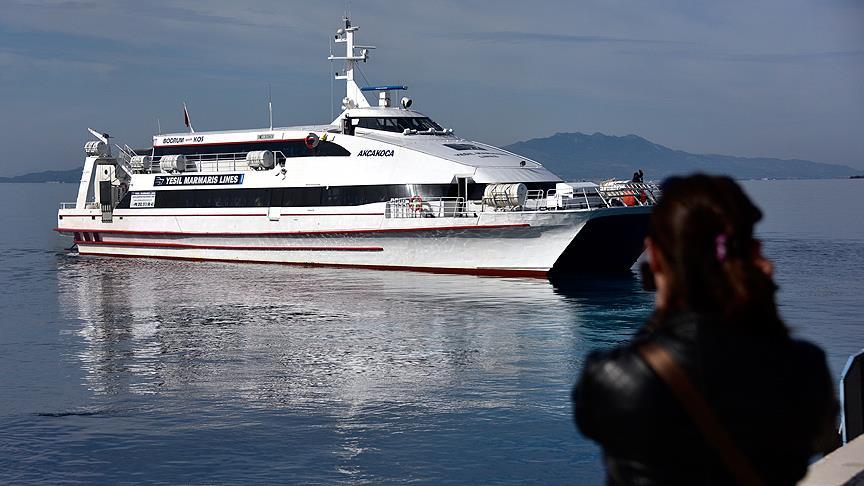 Bodrum Dan Yunanistan A Katamaran Feribot Seferleri Basladi