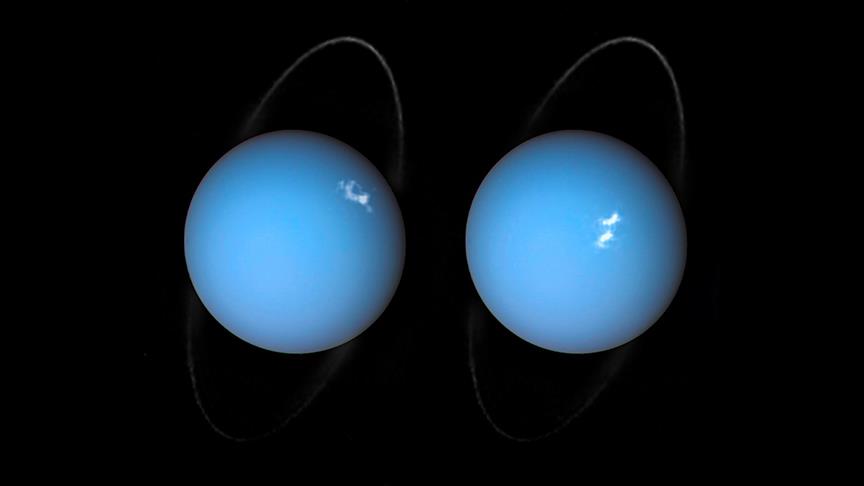 Hubble Uranüs'teki 'auroraları' görüntüledi