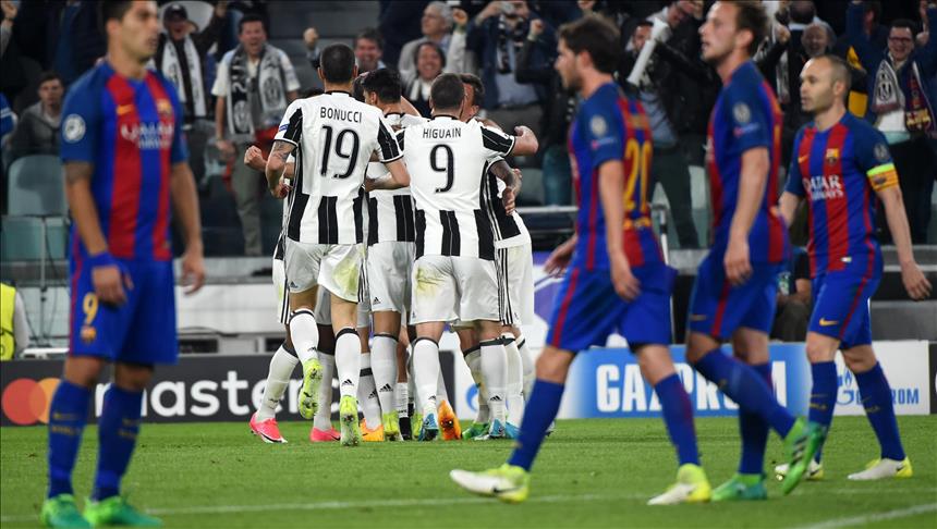 Juventus dominate Barcelona in Champions League