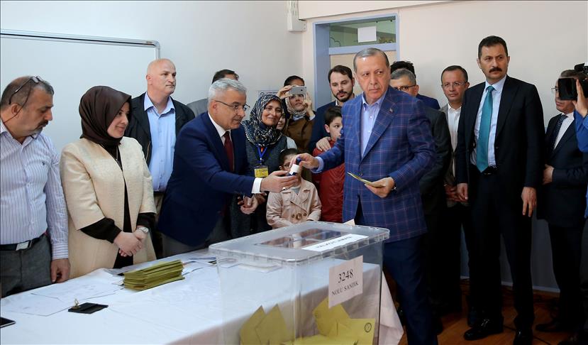 Référendum 2017: Le président Erdogan a voté