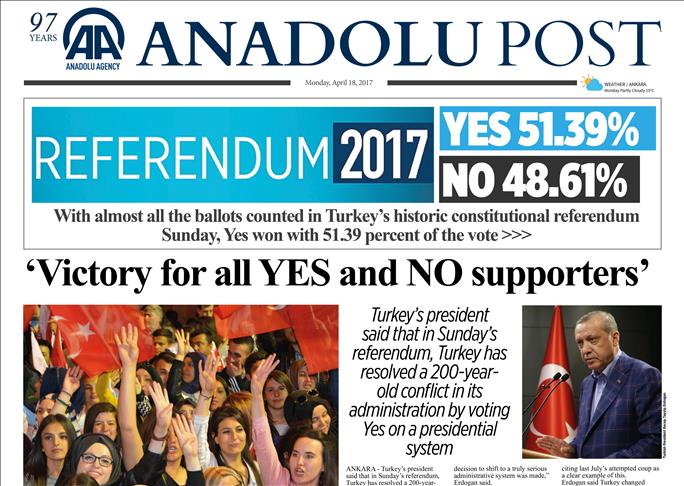 Read top news with Anadolu Post 