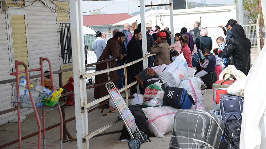 Suriyeli 100 kişilik grup Bab'a döndü