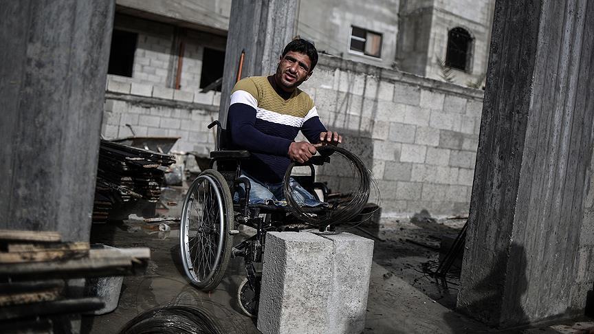 Gazze De Engellere Meydan Okuyan Insaat Ustasi