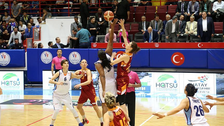 Bilyoner.com Kadınlar Basketbol Ligi play-off'da Galatasaray yarı finalde