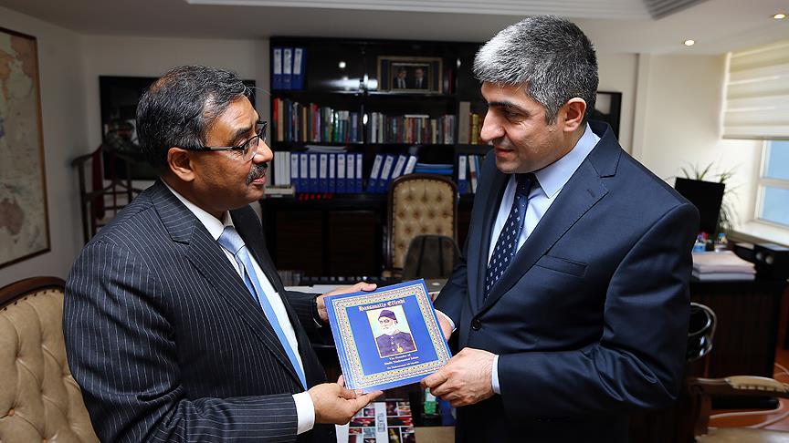 Pakistan'ın Ankara Büyükelçisi Mahmud'dan AA'ya veda ziyareti