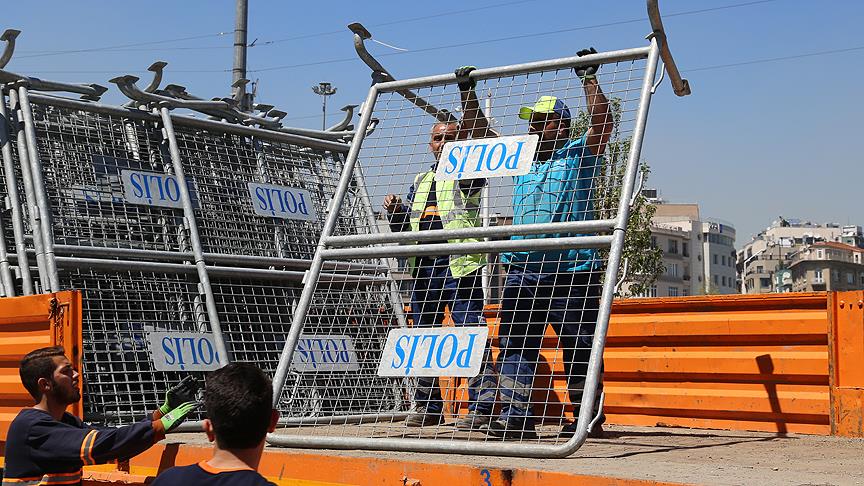 Taksim Meydanı'nda 1 Mayıs öncesi güvenlik önlemleri