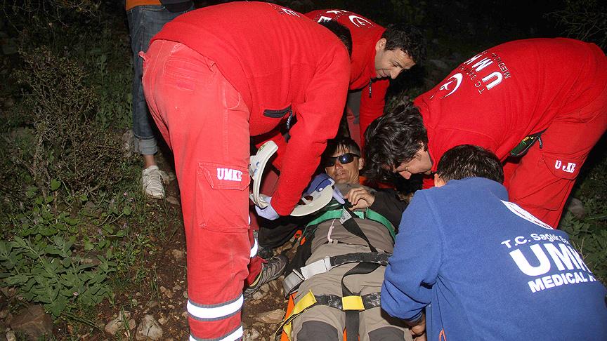 Fethiye'de yamaç paraşütü kazası