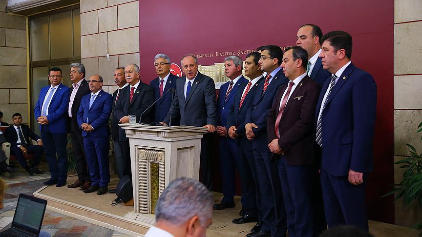 Muharrem İnce'den 'seçimli olağanüstü kurultay' çağrısı