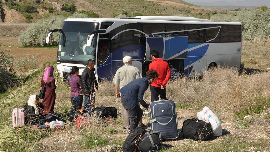 Yozgat Ta Yolcu Otobusu Sarampole Dustu 10 Yarali