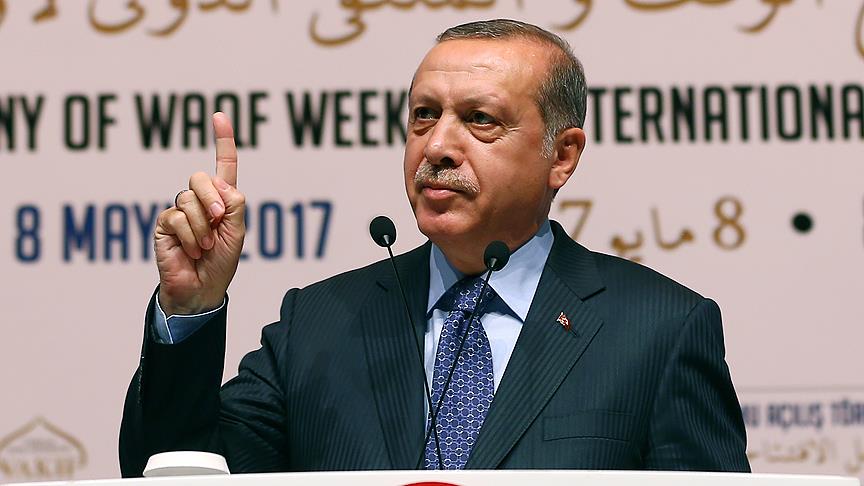 Cumhurbaşkanı Erdoğan: Kudüs, tüm Müslümanların harem-i izzeti ve namusudur