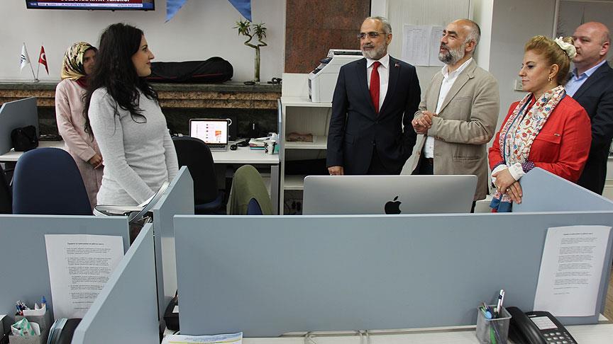 Cumhurbaşkanı Başdanışmanı Topçu'dan AA'nın Üsküp ofisine ziyaret