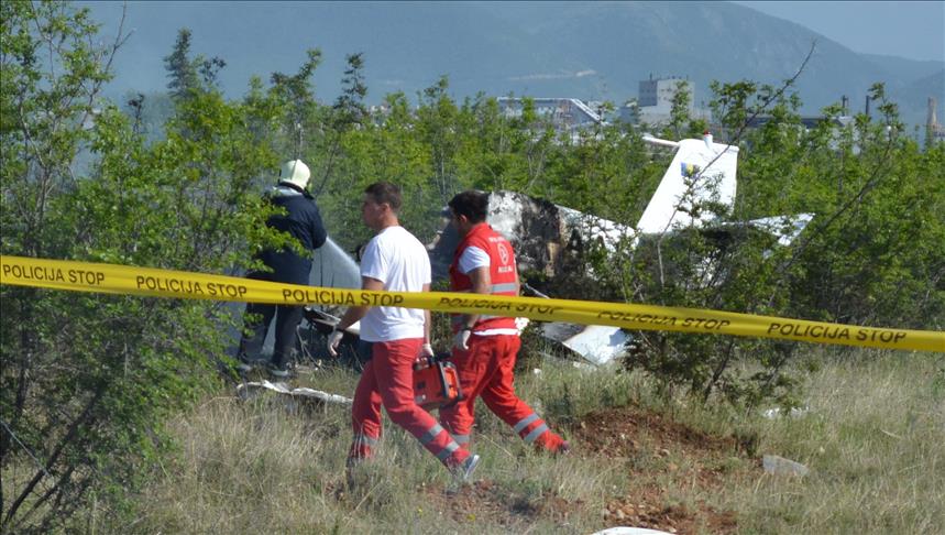 مصرع 4 جراء سقوط طائرة تدريب جنوبي البوسنة 