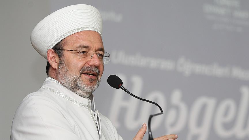 Diyanet İşleri Başkanı Görmez: Eman içinde bir dünya için aile ortamı güvenli hale getirilmeli