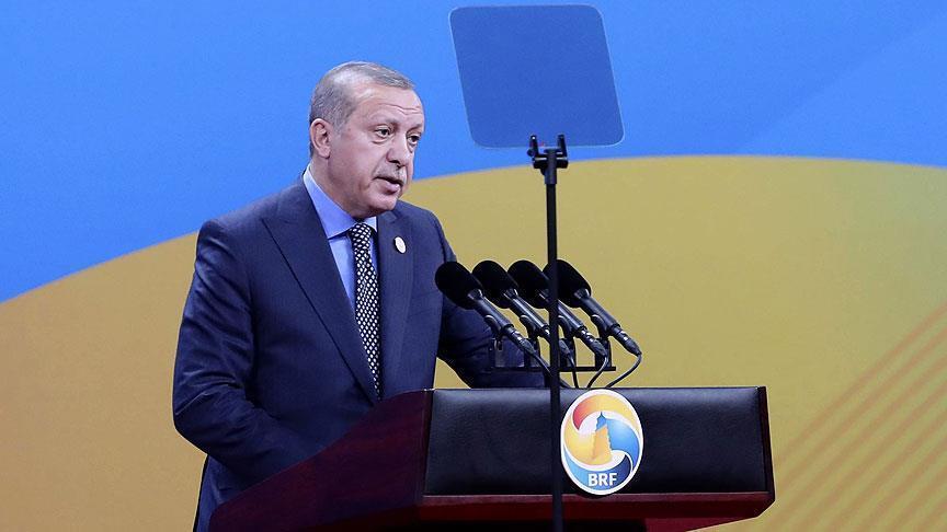  Serokomar Erdogan bêşdarî rûniştina "Forûma Herêm û Rê" bû