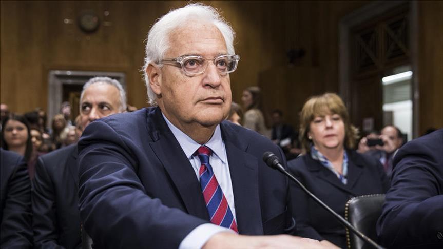 السفير الأمريكي الجديد في إسرائيل يقدم اوراق اعتماده 