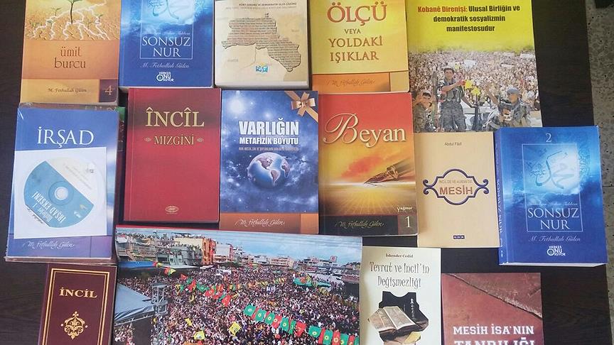 PKK şüphelisinin evinde Gülen'in kitapları ve İncil bulundu 
