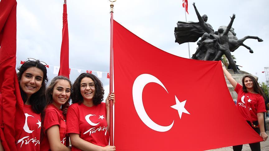 الاحتفالات بعيد الاستقلال التركي