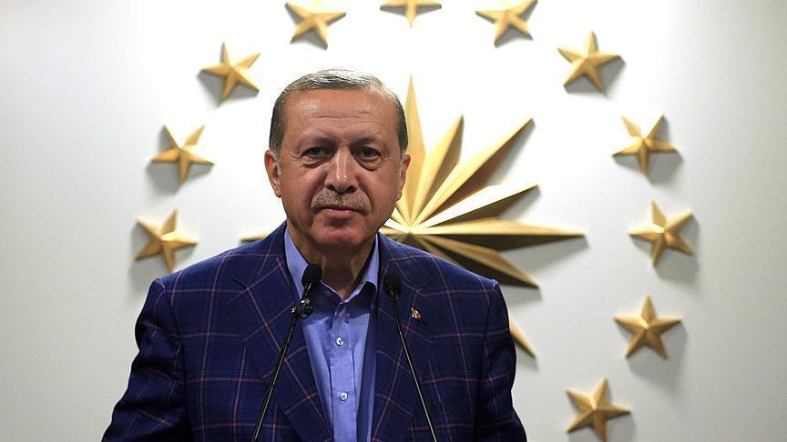 Erdoğan'dan madalya kazanan sporculara tebrik