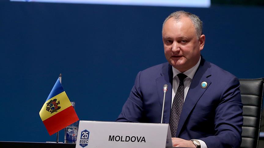 Moldova Cumhurbaşkanı Dodon: İşbirliğinde gelecek vadeden alanlara ağırlık vermeliyiz