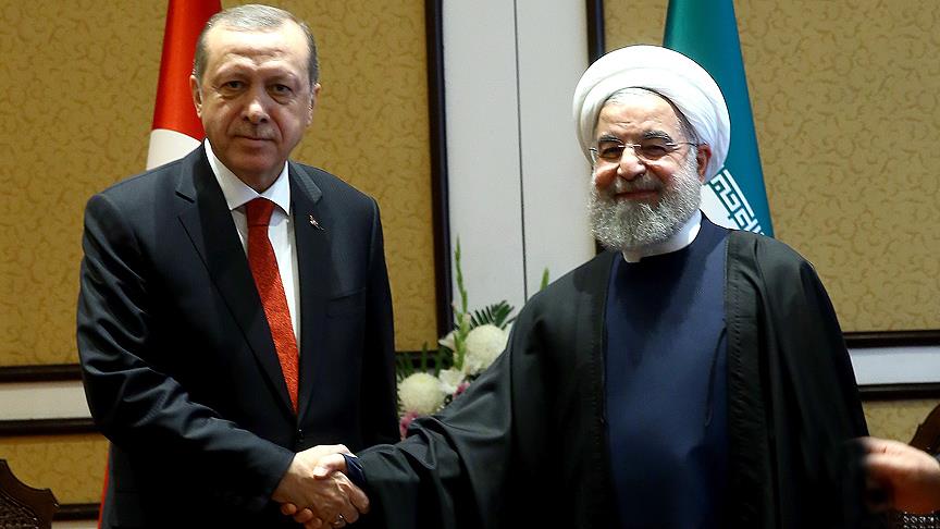 Cumhurbaşkanı Erdoğan, Ruhani'yi tebrik etti