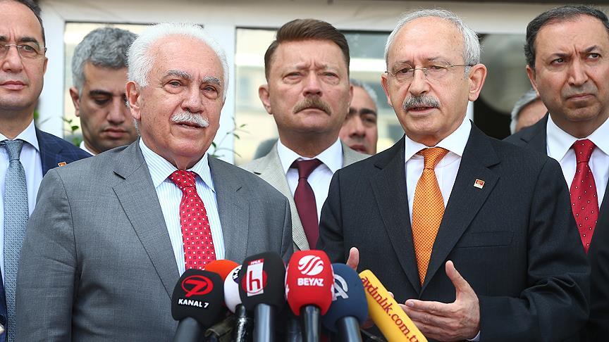 Kılıçdaroğlu'ndan Vatan Partisi'ne ziyaret 
