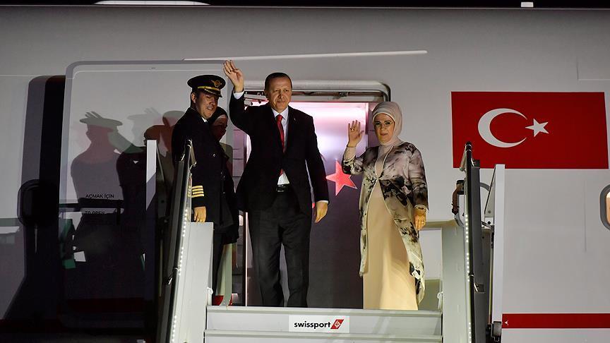 رئیس‌جمهور ترکیه بلژیک را به مقصد آنکارا ترک کرد