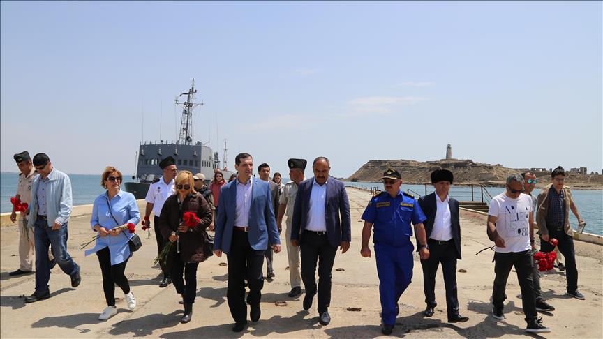 Посол Турции в Азербайджане посетил остров Бёюк-Зиря 