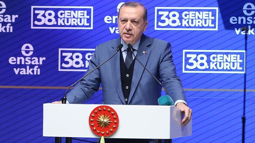 Erdoğan: Të rinjtë janë të vendosur për mbrojtjen e flamurit 