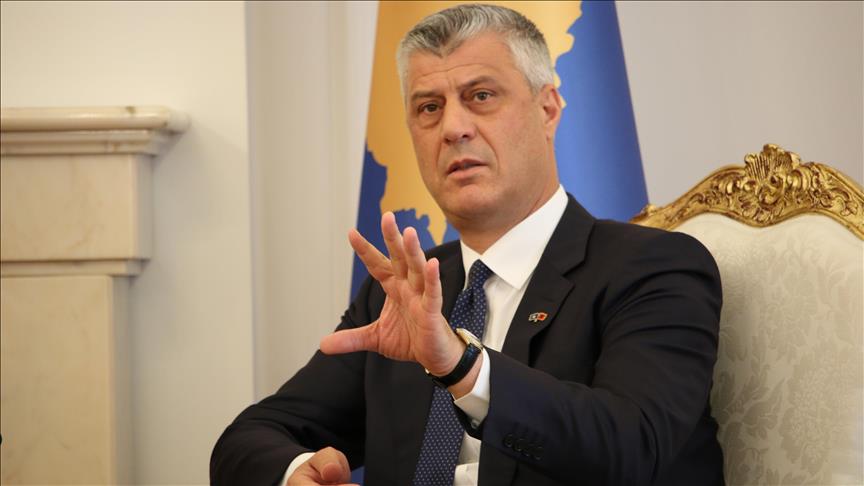 Kosova Cumhurbaşkanı Thaçi: Kosova Kosova'dır, Sırbistan da Sırbistan