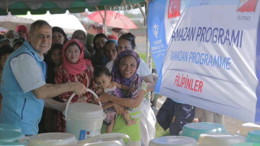 وقف الديانة جسر أخوة وتكافل بين تركيا ومسلمي الفلبين