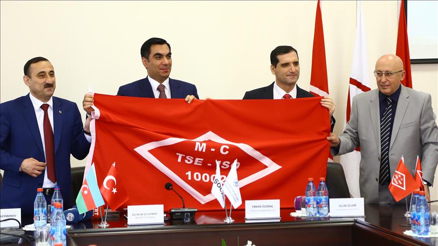 Турецкий TSE выдал азербайджанскому вузу сертификат ISO 10002