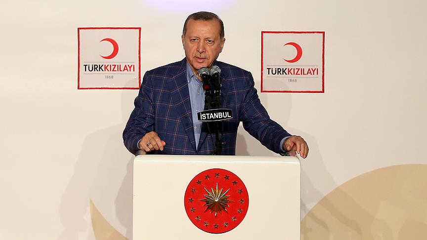Cumhurbaşkanı Erdoğan: Türk Kızılayı dünyanın önde gelen kuruluşlarından biridir