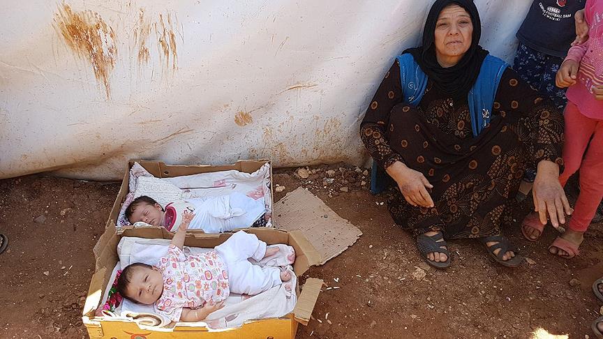 Savaşın gölgesinde yaşayan bebekler için "beşik kampanyası'