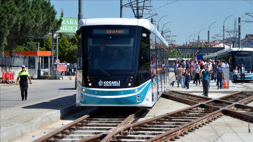 kocaeli tramvaya kavustu
