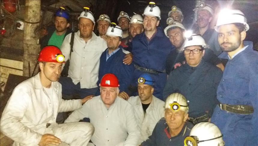 Brezanski rudari iftarili u jami na dubini od 450 metara