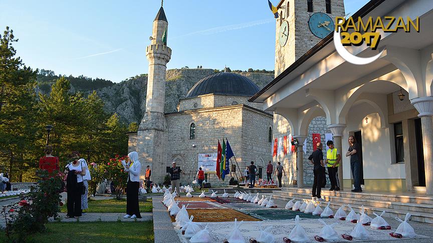 Eyyübiye Belediyesi  Bosna Hersek'te iftar verdi 